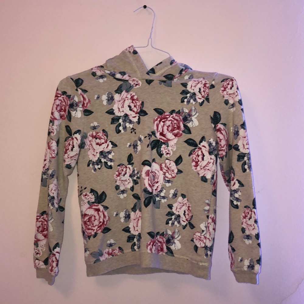 H & M floral hoodie